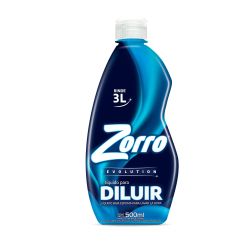 Jabon Liquido p/ Ropa Zorro Evolution para Diluir 500 ml