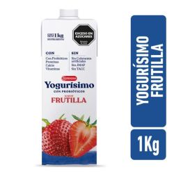 Yogur Yogurisimo Frutilla Tetrabrik x 1Lt