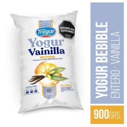 Yogur Descremado Bebible Frutilla Tregar x 900gr