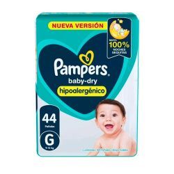 Pañales Pampers Baby-Dry JumboPack GD 44 Un