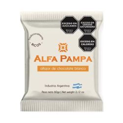 Alfajor Alfa Pampa Chocolate Blanco 60 Gr