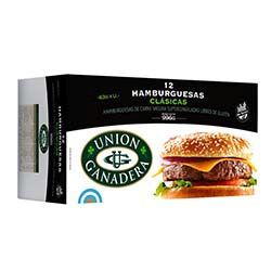 Hamburguesas Union Ganadera 12 x 83Gr