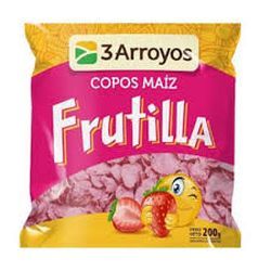 Cereal 3 Arroyos Copos Frutilla 200 Gr