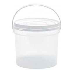 Balde Plastico Traslucido 10lt