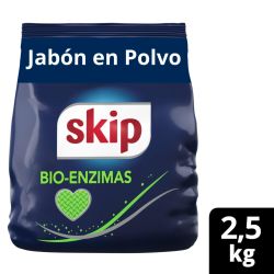 Jabon en Polvo Skip Baja Espuma 2.5 kg