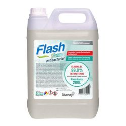 Limpiador Flash Antibacterial Blanco 5 lt
