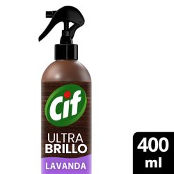 Lustra Muebles Cif U/Brillo Lavanda Gatillo 400cc