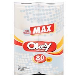 Papel Higienico Okey Max 6x80 Mt