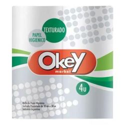 Papel Higienico Okey Texturado 4x30 mts(LP)