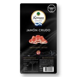 Jamón Crudo Feteado Tradicional El Artesano x 100 gr