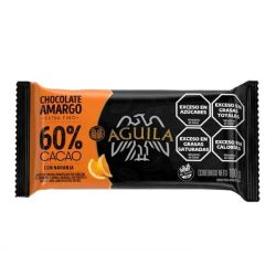 Chocolate Aguila 60% Cacao con Naranja 100Gr
