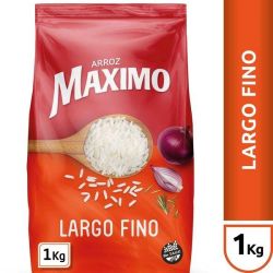 Arroz Maximo Largo Fino 1kg