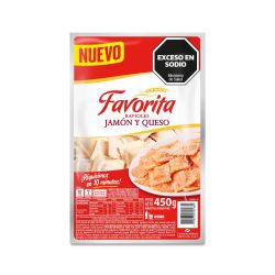 Ravioles Jamon y Queso Favorita 450 gr