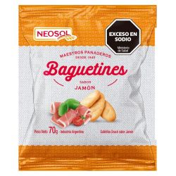 Galletitas Neosol Baguetines Snack de Jamon 70g