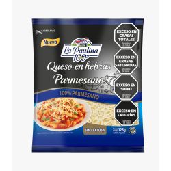 Queso en Hebras Parmesano La Paulina 125gr