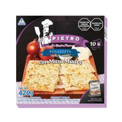 Pizza Mozarella y Cebolla Masa Madre Pietro