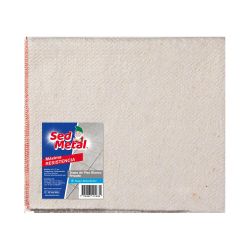 Trapo de Piso Sed Metal Blanco Frisado Resistente