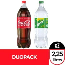 Combo Duo Coca Coca 2.25lts   Sprite 2.25lts