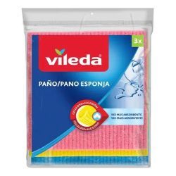 Paño Esponja Vileda x3