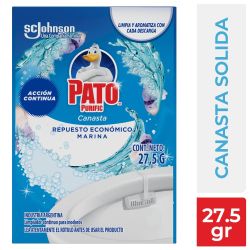 Desinfectante de Baño Pato Canasta Solida Marina Full 27.5gr