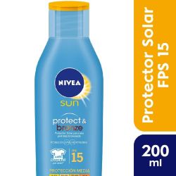Protector Solar NIVEA F15  Hidratante  200 Ml