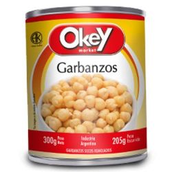 Garbanzos Okey Lata 300 gr