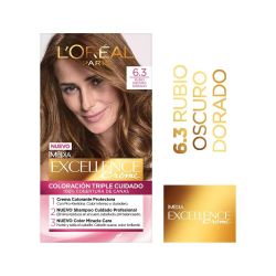 Tintura Excellence T 6.3 Rubio Oscuro Dorado Nuevo