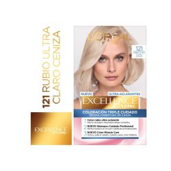 Tintura Excellence T121 Rubio Ultra Claro Ceniza Nuevo