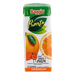 Jugo Baggio Pronto Naranja 200 Ml