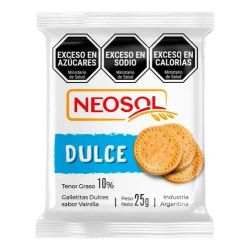 Galletitas Neosol Crackers Dulce 25Gr