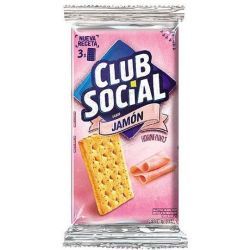 Galletitas Club Social Jamon 141 Gr