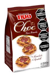 Galletitas Trio Trichocolate 500 Gr