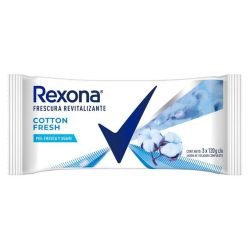 Jabon de Tocador Rexona Cotton Fresh 3 un 120 gr