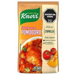 Salsa Knorr Pomodoro c/ Zapallo 340 gr