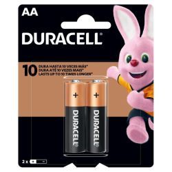 Pilas Duracell AA Bp x2