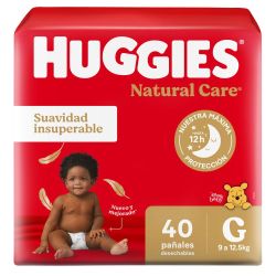 Pañales Huggies Natural Care Jumbopack GD x 40 Un