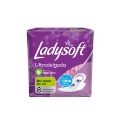 Toallas Femeninas Ladysoft Ultra Finas Soft Suaves 8 Un
