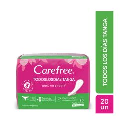 Protectores Diarios Carefree Tanga 20 Un Nuevo