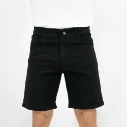 Bermuda Gabardina Hombre Negra Chorus Line T40/52