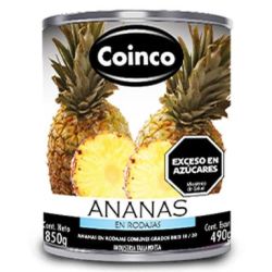 Anana Coinco en Rodajas 836 gr