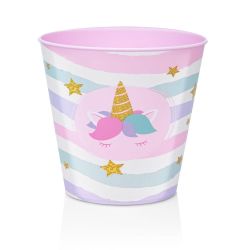 Vaso Star Infantil Unicornio Plastico 400 cc