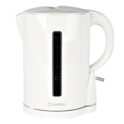 Pava Electrica Kansai 1.7 lt Blanca Plastica Wk8312