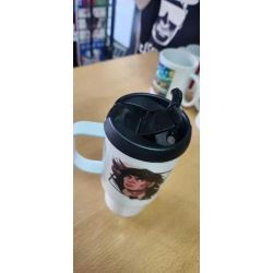 Jarro Star Mug Infantil Unicornios Plastico Con Tapa