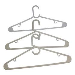 Percha Okey Metálica C/Ganchos x4un.