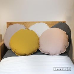 Almohadon Tusor Redondo Varios Diseños