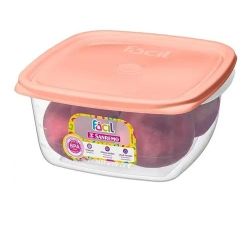 Contenedor Hermetico San Remo Cuadrado 1.9 Lts