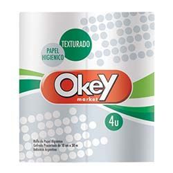 Papel Higienico Okey Texturado 4x30 Mt
