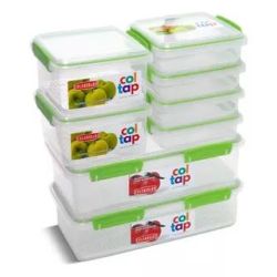 Recipiente Okey de Plastico M Gris