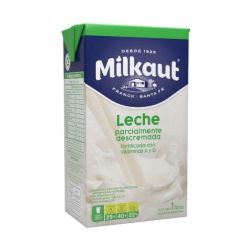 Leche Milkaut Descremada 1 Lt