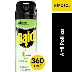 Insecticida Raid antipolillas x 360ml